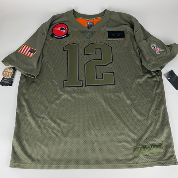 tom brady salute to service jersey